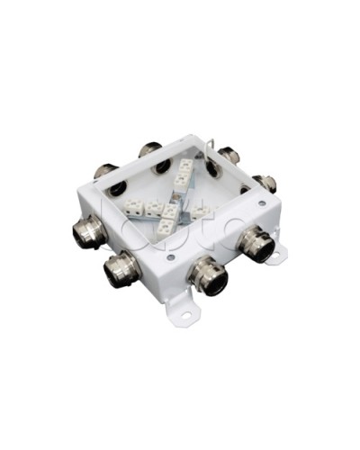 Коробка монтажная огнестойкая Гефест КМ-О (12к*10,0)-IP66 1212, 8 вводов 123х123х60 в Благовещенске Распределительные коробки Pintop.ru