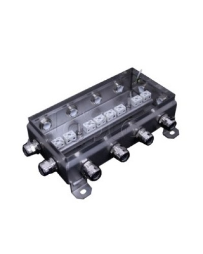 Коробка монтажная огнестойкая Гефест КМ-О (16к*6,0)-IP66 1224нерж, 12 вводов 123х240х60 в Благовещенске Распределительные коробки Pintop.ru