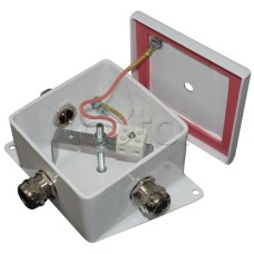 Коробка монтажная огнестойкая Гефест КМ-О (6к*6,0)-IP66 два ввода 100х100