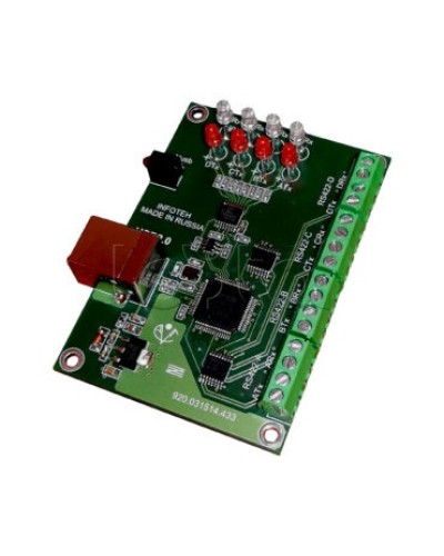 Конвертер USB/RS-422 ИНФОТЕХ AVT-USB/4RS422 в Благовещенске Дополнительное оборудование для ОПС Pintop.ru