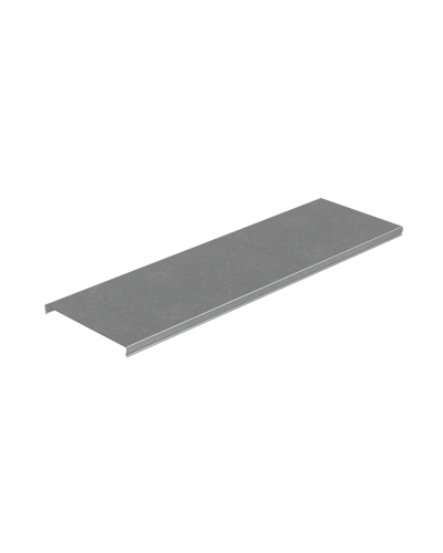 Крышка лотка 200х1,0 L2500 мм ПЛЮС КМ-Профиль (KLplus200-1.0-2500) в Благовещенске Аксессуары для лотков Pintop.ru