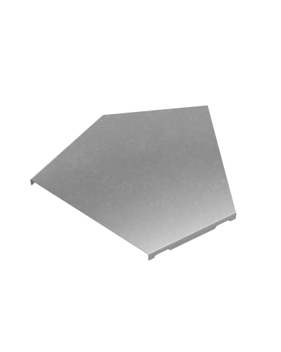 Крышка горизонтального угла 45 гр. 200 мм ПЛЮС HD КМ-Профиль (KGLplus45-200 HD) в Благовещенске Аксессуары для лотков Pintop.ru