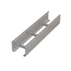 Лоток лестничный 150х400х1,2 L4500 мм N КМ-профиль (LL150-400-1.2-4500 N)