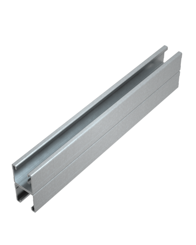 Страт-профиль двойной 41х41 L2000 мм s:3,0 HD85 КМ-профиль (2STPV41-41-2000 HD85) в Благовещенске Аксессуары для лотков Pintop.ru