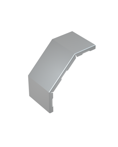 Крышка внешнего вертикального угла 90 гр. 300 мм КМ-Профиль (KVL90-300) в Благовещенске Аксессуары для лотков Pintop.ru