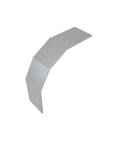 Крышка лестничного вертикального внешнего угла 90 гр. 800 мм HD85 КМ-профиль (KLVL90-800 HD85) в Благовещенске Аксессуары для лотков Pintop.ru