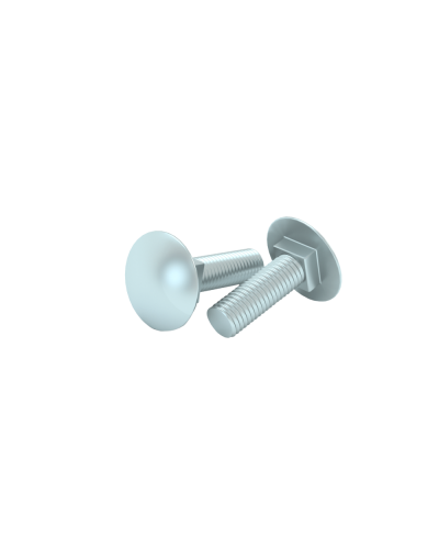 Болт с полукруглой головкой и квадратным подголовком М6х16 мм DIN 603 (упак. 200 шт) КМ-Профиль (BTG6-16) в Благовещенске Крепеж Pintop.ru