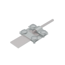 Контрольный соединитель полоса до 40 мм пруток Ø 5-10 мм INOX304 КМ-Профиль (KS-B40-D5-10 INOX304)