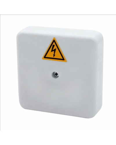 Коробка распределительная огнестойкая КРОПС-П0, IP41, габаритные размеры 75х75х20 мм, для кабелей сечением до 2,5 мм2, 2 клеммы КМ-Профиль (FRJB-KM-P0-2.5-02-КРОПС-IP41) в Благовещенске Распределительные коробки Pintop.ru