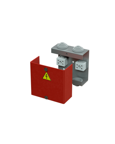 Коробка распределительная огнестойкая КРОПС, IP41, габаритные размеры 80х80х35 мм, для кабелей сечением до 2,5 мм2, 6 клемм КМ-Профиль (FRJB-KM-ST1-2.5-06-КРОПС-IP41) в Благовещенске Распределительные коробки Pintop.ru