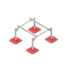 Опорная конструкция для установки оборудования TECHNORAPTOR FOOT 1000х1000 КМ-профиль (KM-TR-F-SSEI-1000-1000)