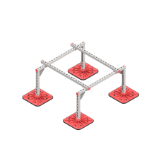 Опорная конструкция для установки оборудования TECHNORAPTOR FOOT 1000х1000 HD КМ-профиль (KM-TR-F-SSEI-1000-1000 HD)