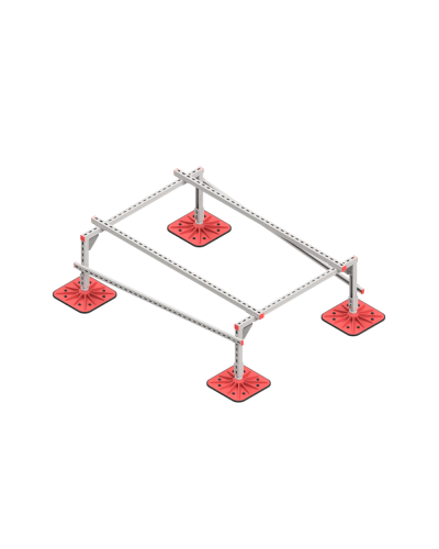 Опорная конструкция для установки оборудования TECHNORAPTOR FOOT 1200х1700 КМ-профиль (KM-TR-F-SSEI-1200-1700) в Благовещенске Системы видеонаблюдения Pintop.ru