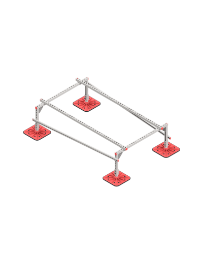 Опорная конструкция для установки оборудования TECHNORAPTOR FOOT 1200х2000 тип 1 HD КМ-профиль (KM-TR-F-SSEI-1200-2000-1 HD) в Благовещенске Системы видеонаблюдения Pintop.ru