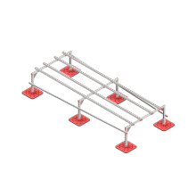 Опорная конструкция для установки оборудования TECHNORAPTOR FOOT 1200х3000 тип 2 КМ-профиль (KM-TR-F-SSEI-1200-3000-2)