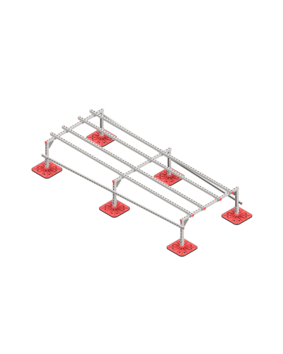 Опорная конструкция для установки оборудования TECHNORAPTOR FOOT 1200х3000 тип 2 КМ-профиль (KM-TR-F-SSEI-1200-3000-2) в Благовещенске Системы видеонаблюдения Pintop.ru