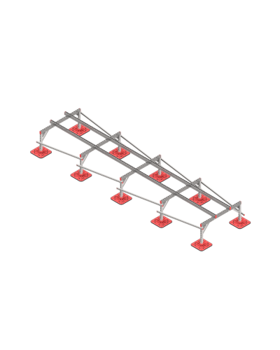 Опорная конструкция для установки оборудования TECHNORAPTOR FOOT 1200х5000 тип 1 HD КМ-профиль (KM-TR-F-SSEI-1200-5000-1 HD) в Благовещенске Системы видеонаблюдения Pintop.ru