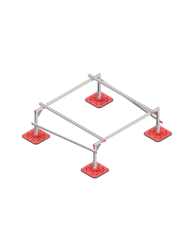 Опорная конструкция для установки оборудования TECHNORAPTOR FOOT 1500х1500 тип 1 HD КМ-профиль (KM-TR-F-SSEI-1500-1500-1 HD) в Благовещенске Системы видеонаблюдения Pintop.ru