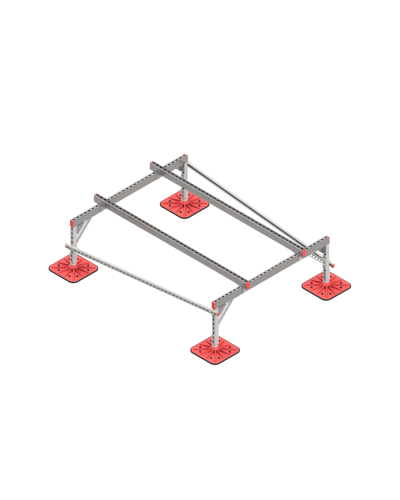 Опорная конструкция для установки оборудования TECHNORAPTOR FOOT 1500х2000 тип 1 КМ-профиль (KM-TR-F-SSEI-1500-2000-1) в Благовещенске Системы видеонаблюдения Pintop.ru