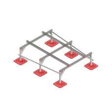 Опорная конструкция для установки оборудования TECHNORAPTOR FOOT 1500х2000 тип 2 КМ-профиль (KM-TR-F-SSEI-1500-2000-2)