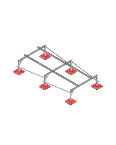 Опорная конструкция для установки оборудования TECHNORAPTOR FOOT 1500х3000 тип 1 HD КМ-профиль (KM-TR-F-SSEI-1500-3000-1 HD) в Благовещенске Системы видеонаблюдения Pintop.ru
