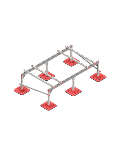 Опорная конструкция для установки оборудования TECHNORAPTOR FOOT 2000х1200 HD КМ-профиль (KM-TR-F-SSEI-2000-1200 HD) в Благовещенске Системы видеонаблюдения Pintop.ru