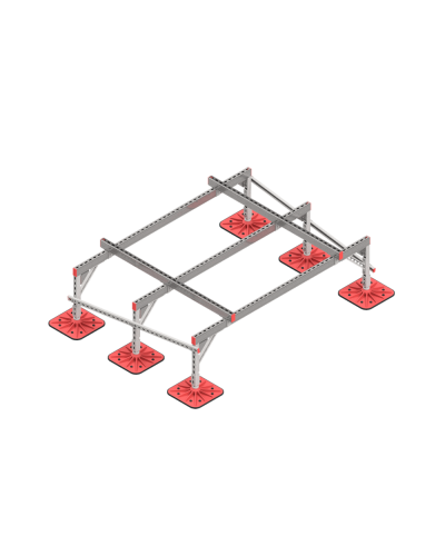 Опорная конструкция для установки оборудования TECHNORAPTOR FOOT 2000х1500 тип 1 HD КМ-профиль (KM-TR-F-SSEI-2000-1500-1 HD) в Благовещенске Системы видеонаблюдения Pintop.ru