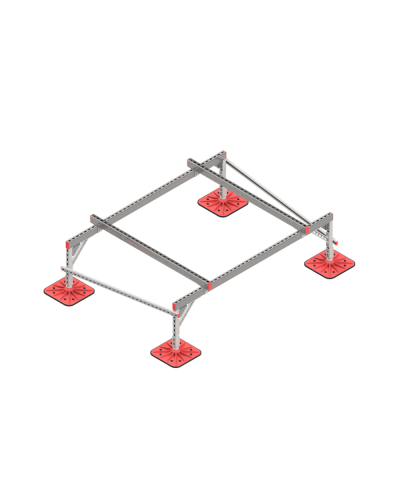 Опорная конструкция для установки оборудования TECHNORAPTOR FOOT 2000х1500 тип 2 HD КМ-профиль (KM-TR-F-SSEI-2000-1500-2 HD) в Благовещенске Системы видеонаблюдения Pintop.ru
