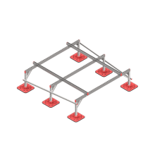 Опорная конструкция для установки оборудования TECHNORAPTOR FOOT 2000х2000 КМ-профиль (KM-TR-F-SSEI-2000-2000)
