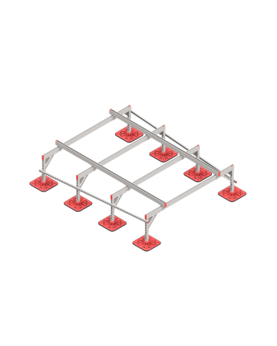 Опорная конструкция для установки оборудования TECHNORAPTOR FOOT 2000х2500 КМ-профиль (KM-TR-F-SSEI-2000-2500) в Благовещенске Системы видеонаблюдения Pintop.ru