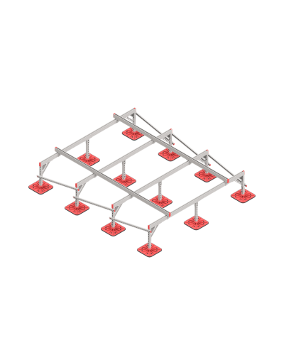 Опорная конструкция для установки оборудования TECHNORAPTOR FOOT 2500х3000 тип 2 КМ-профиль (KM-TR-F-SSEI-2500-3000-2) в Благовещенске Системы видеонаблюдения Pintop.ru