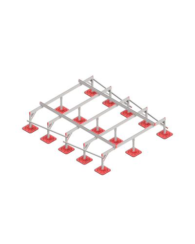 Опорная конструкция для установки оборудования TECHNORAPTOR FOOT 2500х3000 тип 3 КМ-профиль (KM-TR-F-SSEI-2500-3000-3) в Благовещенске Системы видеонаблюдения Pintop.ru