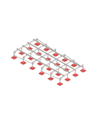 Опорная конструкция для установки оборудования TECHNORAPTOR FOOT 2500х5000 HD КМ-профиль (KM-TR-F-SSEI-2500-5000 HD) в Благовещенске Системы видеонаблюдения Pintop.ru