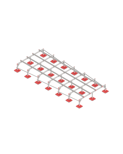 Опорная конструкция для установки оборудования TECHNORAPTOR FOOT 2500х6000 HD КМ-профиль (KM-TR-F-SSEI-2500-6000 HD) в Благовещенске Системы видеонаблюдения Pintop.ru