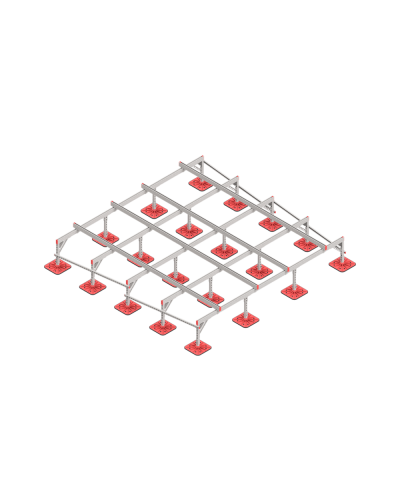 Опорная конструкция для установки оборудования TECHNORAPTOR FOOT 3500х3500 КМ-профиль (KM-TR-F-SSEI-3500-3500) в Благовещенске Системы видеонаблюдения Pintop.ru