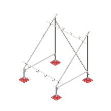 Опорная конструкция для установки солнечной панели/коллектора TECHNORAPTOR FOOT HD КМ-профиль (KM-TR-F-SSfSPI-C HD)