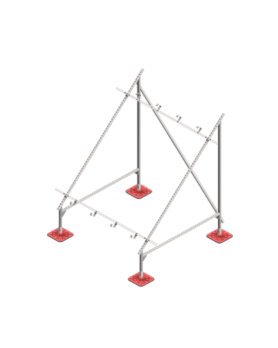 Опорная конструкция для установки солнечной панели/коллектора TECHNORAPTOR FOOT HD КМ-профиль (KM-TR-F-SSfSPI-C HD) в Благовещенске Системы видеонаблюдения Pintop.ru