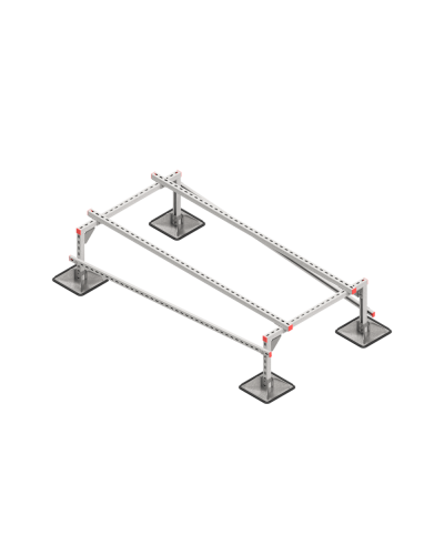 Опорная конструкция для установки оборудования TECHNORAPTOR STEELFOOT 1000х2000 тип 1 HD КМ-профиль (KM-TR-STF-SSEI-1000-2000-1 HD) в Благовещенске Системы видеонаблюдения Pintop.ru
