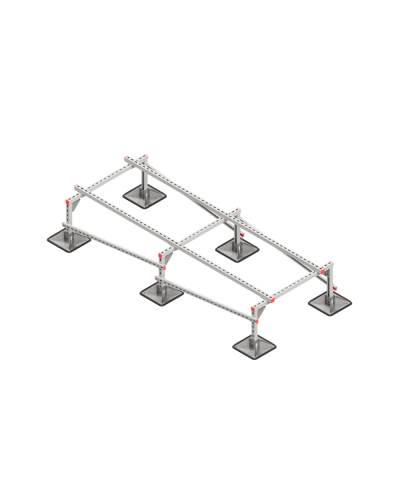 Опорная конструкция для установки оборудования TECHNORAPTOR STEELFOOT 1000х2500 КМ-профиль (KM-TR-STF-SSEI-1000-2500) в Благовещенске Системы видеонаблюдения Pintop.ru