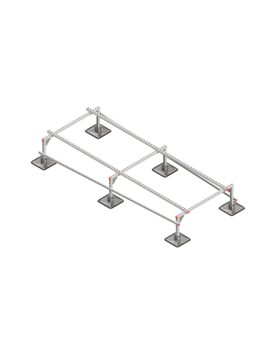 Опорная конструкция для установки оборудования TECHNORAPTOR STEELFOOT 1200х3000 тип 1 HD КМ-профиль (KM-TR-STF-SSEI-1200-3000-1 HD) в Благовещенске Системы видеонаблюдения Pintop.ru
