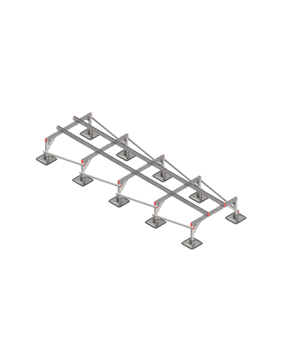 Опорная конструкция для установки оборудования TECHNORAPTOR STEELFOOT 1200х4000 тип 2 КМ-профиль (KM-TR-STF-SSEI-1200-4000-2) в Благовещенске Системы видеонаблюдения Pintop.ru