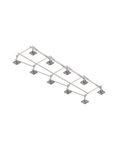 Опорная конструкция для установки оборудования TECHNORAPTOR STEELFOOT 1200х5000 тип 2 КМ-профиль (KM-TR-STF-SSEI-1200-5000-2) в Благовещенске Системы видеонаблюдения Pintop.ru