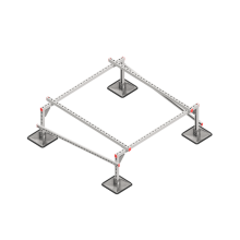 Опорная конструкция для установки оборудования TECHNORAPTOR STEELFOOT 1500х1500 тип 1 HD КМ-профиль (KM-TR-STF-SSEI-1500-1500-1 HD)