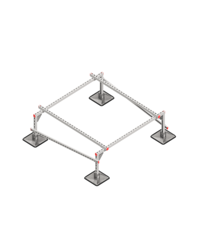 Опорная конструкция для установки оборудования TECHNORAPTOR STEELFOOT 1500х1500 тип 1 HD КМ-профиль (KM-TR-STF-SSEI-1500-1500-1 HD) в Благовещенске Системы видеонаблюдения Pintop.ru