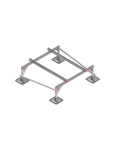 Опорная конструкция для установки оборудования TECHNORAPTOR STEELFOOT 1500х1500 тип 2 HD КМ-профиль (KM-TR-STF-SSEI-1500-1500-2 HD) в Благовещенске Системы видеонаблюдения Pintop.ru