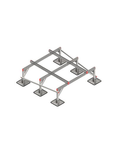 Опорная конструкция для установки оборудования TECHNORAPTOR STEELFOOT 1500х1500 тип 3 КМ-профиль (KM-TR-STF-SSEI-1500-1500-3) в Благовещенске Системы видеонаблюдения Pintop.ru