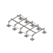 Опорная конструкция для установки оборудования TECHNORAPTOR STEELFOOT 1500х3000 тип 3 КМ-профиль (KM-TR-STF-SSEI-1500-3000-3)