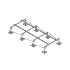 Опорная конструкция для установки оборудования TECHNORAPTOR STEELFOOT 1500х3500 КМ-профиль (KM-TR-STF-SSEI-1500-3500)