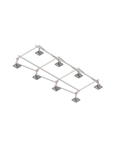 Опорная конструкция для установки оборудования TECHNORAPTOR STEELFOOT 1500х4000 тип 1 HD КМ-профиль (KM-TR-STF-SSEI-1500-4000-1 HD) в Благовещенске Системы видеонаблюдения Pintop.ru