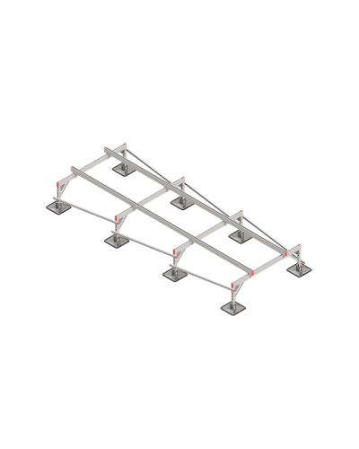 Опорная конструкция для установки оборудования TECHNORAPTOR STEELFOOT 1500х4000 тип 2 КМ-профиль (KM-TR-STF-SSEI-1500-4000-2) в Благовещенске Системы видеонаблюдения Pintop.ru